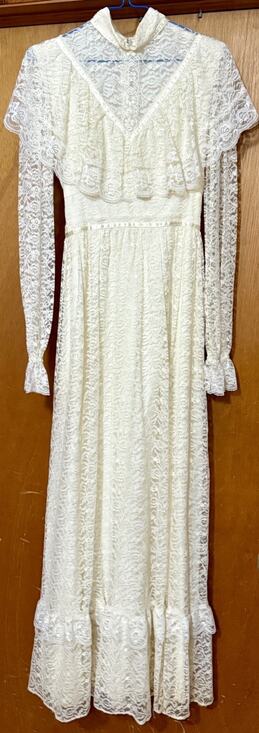 Gunne Sax Dresses & Skirts - Vtg Gunne Sax Style Maxi Dress Boho Prairie Fairy Wedding Cottagecore Lace Faire